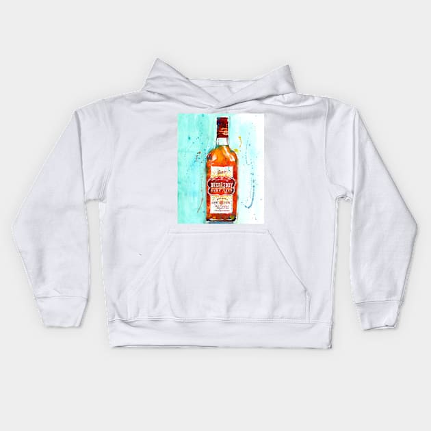 Texas Vodka Kids Hoodie by dfrdesign